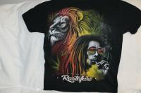 Bob Marley Cotton T-Shirt | Rastafari MenS Clothing | Bob Marley Rasta Shirts - T-Shirts - Aliexpress