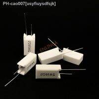 5 Pcs 5W Vertical Cement Resistance 0.05 100K Ohm 5 0.1R 0.15R 0.22R 0.25R 0.39R 0.47R 1R 10RJ 100R 150R Ceramic Resistor