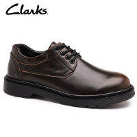 Clarks_ Mens Casual NATURE II หนังเกรนสีดำ