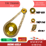 Nhông sên dia axelo mẫu mới với thiết kế đĩa đặc họa tiết cổ trống đồng