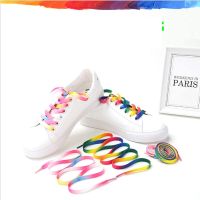 Fashion Printed Sports shoelace decoration Pattern Colored Shoe Laces Flat Shoelace England Shoe Lace strings