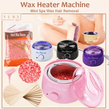 PRO-WAX 100 Hot Wax Heater/Warmer Salon Spa Beauty Equipment for Hard Strip  Waxing 400ML, White