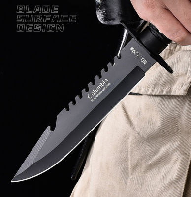 พร้อมส่ง! มีด KNIFE X-301 มีดเดินป่าด้ามตรง มีดพกพา (11.5 นิ้ว) มีดแคมป์ปิ้ง ฟรีซองเก็บมีดอย่างดี