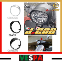 Vespa GTS ไฟหน้า ABS ฝาปิดตะแกรงที่ป้องกันไฟฉายคาดศีรษะอุปกรณ์ตัดแต่งด้านหน้าไฟหน้าขอบป้องกัน