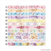 Ojamajo Doremi Masking Tape Collection (Set of 12) แม่มดน้อยโดเรมี แม่มดจอมยุ่งโดเรมี Sticker Seal เทปกาว สก็อตเทป