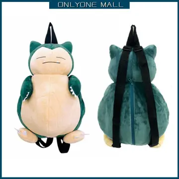 Backpack Mimikyu Snorlax Pikachu Eevee Plush Backpack Schoolbag Soft  Stuffed Toy Gift For Kids