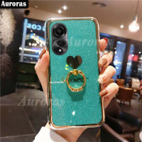 เคสโทรศัพท์2023ดีไซน์ใหม่สำหรับ OPPO A18 A38 4G เคสนิ่มแหวนอัญมณีหัวใจซิลิโคนป้องกันการชนสำหรับ A18 OPPO A38เคสใส่โทรศัพท์ฝาหลัง4G