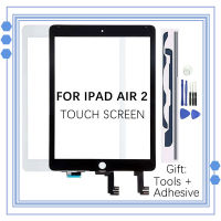 1Pcs New Touch Screen For iPad Air2 Air 2 A1566 A1567 Display LCD Outer Digitizer Front Glass Panel Replacement With Adhesive