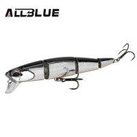 ALLBLUE Professional Jointed Swimbait 70mm 90mm Sinking Minnow Fishing Lure Jerkbait Artificial Hard Baits for Pike Bass Perch