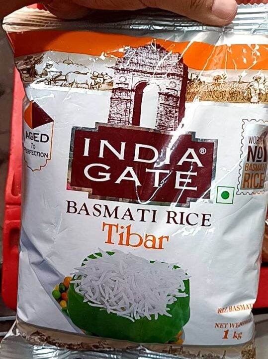 ข้าวบาสมาติ India Gate Tibar Basmati Rice 1 kg Basmati Rice 1 KG
