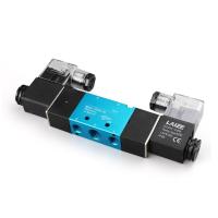 LJLJ-5 Way 2 Position Pneumatic Electric Solenoid Valve 220v 4v220-08 Air 1/4quot; Coil Aluminum Alloy Internal Dc 12v Dc 24v Ac 110v