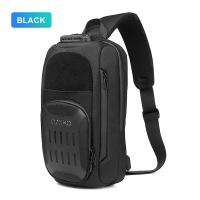 [COD]OZUKO Fashion Men Waterproof Sling Bag Anti Theft Shoulder Messenger Bags USB Charging Chest Pack