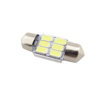 31มิลลิเมตรพู่ห้อย5630 6SMD Canbus ข้อผิดพลาดรถฟรีสีขาวนำหลอดไฟไฟโดมภายใน