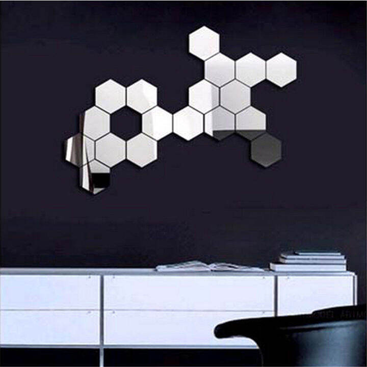 mirror-wall-stickers-bedroom-living-room-detachable-waterproof-self-adhesive-diy-wall-stickers-mural-decoration-silver