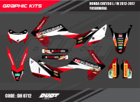 สติ๊กเกอร์วิบาก Honda CRF 250 L ทั้งคัน Graphic kit สติ๊กเกอร์เคลือบเงา สุดคุ้ม