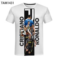 T SHIRT    xzx180305   Cristiano Ronaldo Dos Santos Aveiro 2022 New Fashion 3D Printed Short Sleeve T-Shirt For Boys And Women