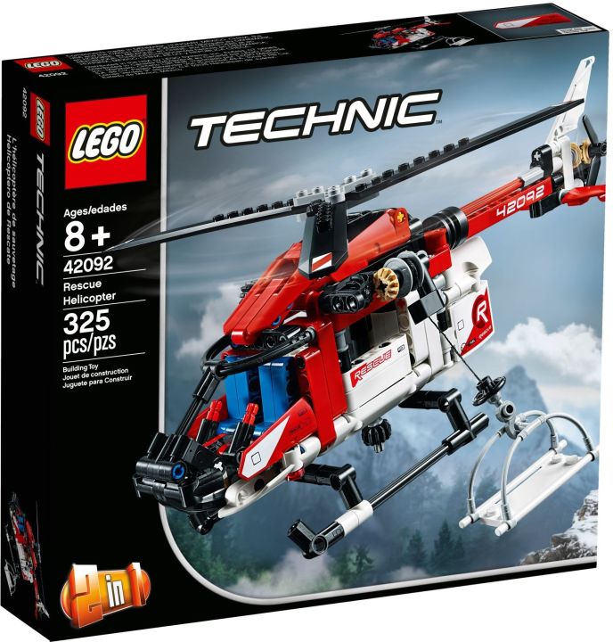 ของแท้-lego-42092-rescue-helicopter-มีตราเลโก้ที่ชิ้นทุกชิ้น-สินค้าพร้อมส่ง