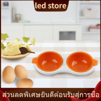 【ราคาถูกสุด】Double-Layer Egg Steamer Double-Layer MINI เครื่องนึ่งไข่อาหารเช้าแม่พิมพ์ทอดไข่ห้องครัวสำหรับไมโครเวฟ