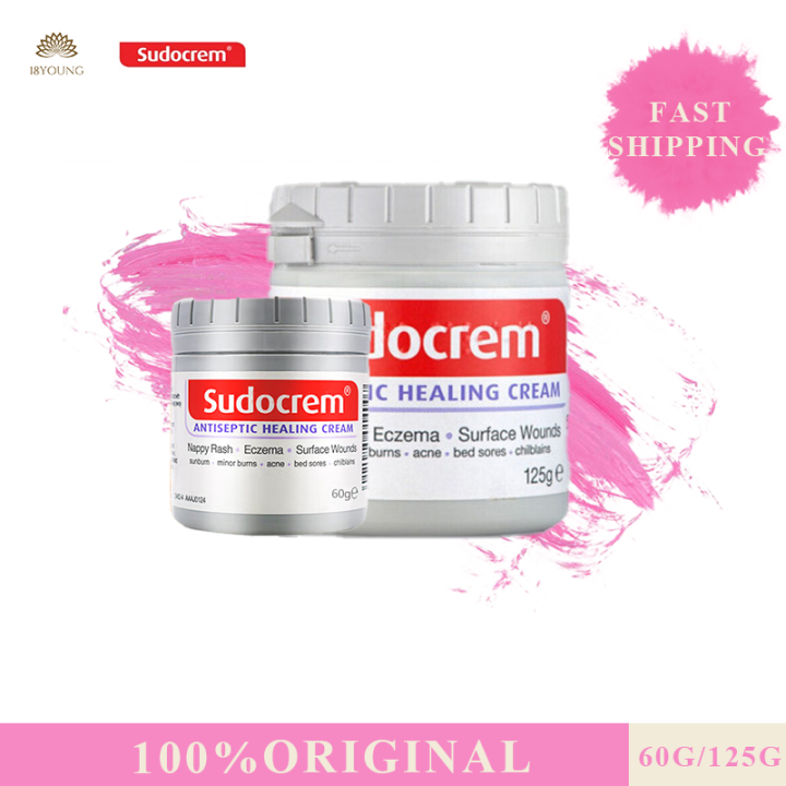 【100 Original 】Sudocrem Healing Cream Nappy Rash Hemorrhoids Psoriasis Ointment Psoriasis