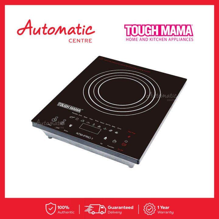 Tough Mama NTMINFRIC1 1Burner Induction Cooker with 6 Cooking Settings