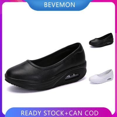 BEVEMON รองเท้าพยาบาลผู้หญิงน้ำหนักเบาเบาะอากาศรองเท้าคุณแม่รองเท้าสำหรับทำงานเดินคุณภาพสูงรูปร่างสบายๆ