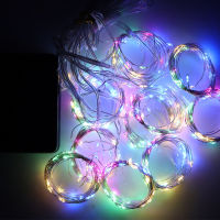 Solar Lamp LED String Lights Outdoor 3x3m 300LED Fairy Curtain Lights for Window Christmas Party Garden Garland Holiday Lighting