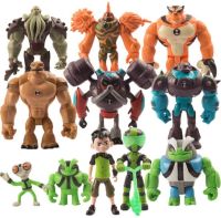 ﺴ﹍✚ 11PCS/set Ben 10 new high quality Protector of Earth Family Action Figures Brinquedos Toys free shipping pvc 3-12cm