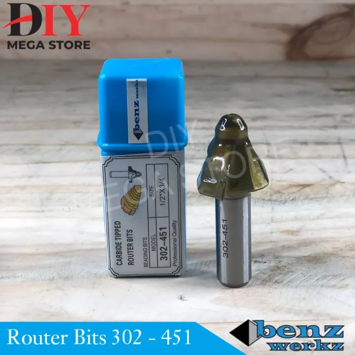 Router beading bit / mata profil 31,8 mm x 1/2" benz werkz ( 302451