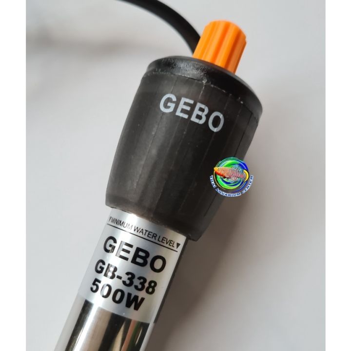 geko-เครื่องควบคุมอุณหภูมิน้ำ-ฮีตเตอร์-aqua-heater-รุ่น-gb-338-ขนาด-100w-500w-หลอดสแตนเลส-304