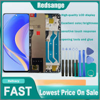 Redsange 100% ของใหม่ของแท้สำหรับ Huawei Nova Y90 CTR-LX2แอลซีดีสำหรับโชว์เฟรมหน้าจอ + อะไหล่สำหรับซ่อมแผงหน้าจอทัชสกรีนหน้าจอสัมผัส