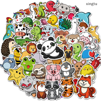 ?[xingtu] 50pcs MIX CUTE animals สติ๊กเกอร์เด็กของเล่นโทรศัพท์กีตาร์แล็ปท็อปสติกเกอร์สเก็ตบอร์ด