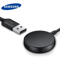 (ร้อน) ต้นฉบับสำหรับ Samsung Galaxy Fast Charger Galaxy 1 2สายชาร์จแม่เหล็ก404140มม. Samsung Watch Power Supply Adapte