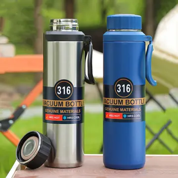 Thermos 600ml 304 Stainless Steel Vintage Vacuum Flasks Hot Water Cup Tea  Bottle