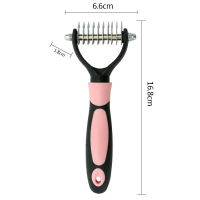 1 PC Portable Dog Hairs Comb Hair Grooming Brushes Stainless Steel Pet Comb Cat Shedding Trimming Brush Pet Accessories