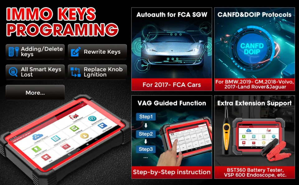 Thinkcar 5 Special Services Options Car Scanner for FCA SGW only