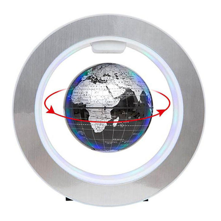 ความแปลกใหม่แม่เหล็กลอยได้globe-4นิ้วlevitating-o-shape-globeสำหรับเด็กของขวัญเพื่อการศึกษาโต๊ะตั้งในบ้านสำนักงานตกแต่ง