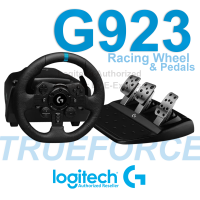 Logitech G923 TRUEFORCE Racing wheel for PS &amp; PC พวงมาลัยและชุดคันเร่ง สำหรับเกมแข่งรถ ของแท้ ประกันศูนย์ 2ปี