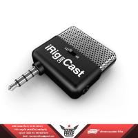 IK Multimedia iRig Mic cast อุปกรณ์บันทึกเสียง ไมโครโฟนขนาดพกพาสำหรับสมาร์ทโฟน มี apps ให้โหลดฟรี รองรับทั้ง iOS และ Android ประกันศูนย์ไทย