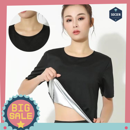 SOCIEN Women Heavy Duty Sweat Suit Sauna Suit Exercise Gym Fitness