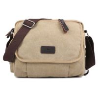 Multi-Ftional Casual Messenger กระเป๋าผู้ชายผ้าใบผู้ชายไหล่กระเป๋า Vintage ขนาดเล็ก Crossbody Satchel กระเป๋าสำหรับชาย