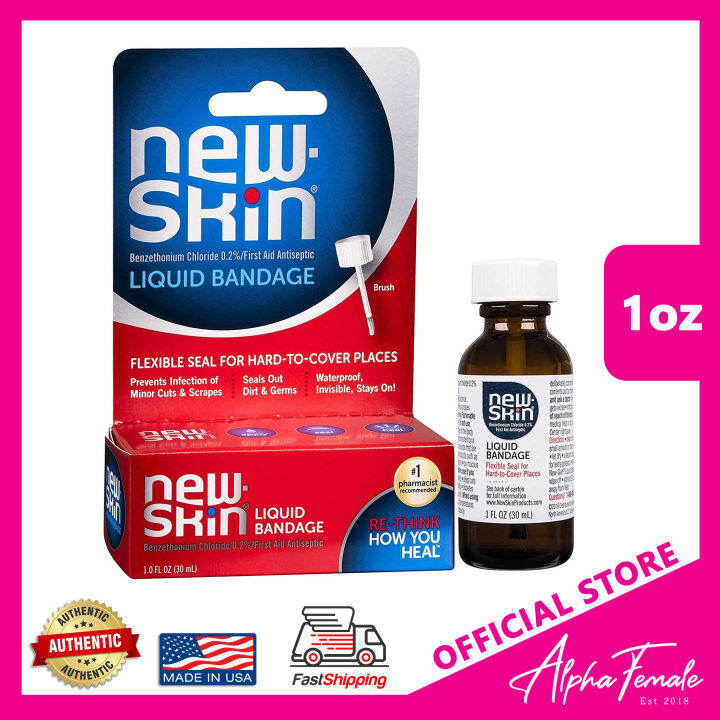 New Skin Liquid Bandage First Aid Antiseptic, Allinone protection