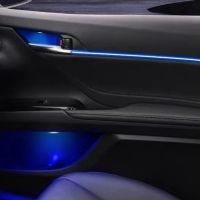 4Pcs Atmosphere Lamp Car Interior 4 Door Storage Box LED Ambient Light Ice Blue for Toyota Camry 2018-2022