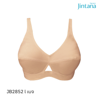 Jintana เสื้อชั้นใน (ไม่เสริมโครง) รุ่น Basic Bra รหัส JB2852 สีเบจ