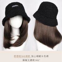 วิกผม หมวกวิกผม ผมสีน้ำตาลเข้ม ถอดไม่ได้ Wig cap แฮร์พีช