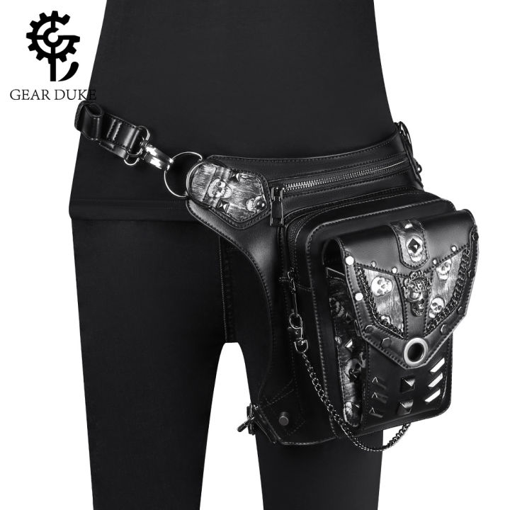 new-bag-womens-european-and-american-punk-chain-bag-skull-motorcycle-womens-shoulder-bag-running-bag-men