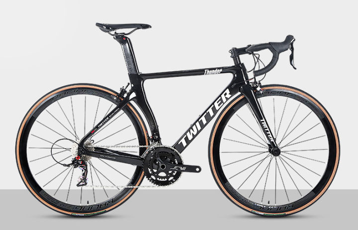 carbon-เฟรมคาร์บอน-จักรยานเสือหมอบ-road-bike-twitter-thunder-db-rs-24sp-disc-brake-ขนาด-52