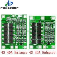 แบตเตอรี่ลิเธียม Li-Ion 4S 40A แผ่นป้องกันที่ชาร์จ18650 PCB BMS สำหรับเจาะมอเตอร์14.8V 16.8V เพิ่ม/สมดุล