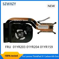 SZWXZY NEW For Lenovo ThinkPad X1 Carbon 6th Gen Laptop Heatsink Fan FRU 01YR203 01YR204 01YR159 100% Tested Fast Ship