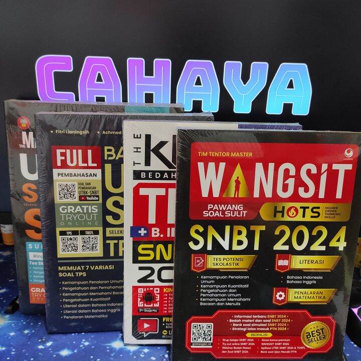 BUKU UTBK SNBT 2024 WANGSIT THE KING BANK SOAL MASTER KEY SNPMB TERBARU ...