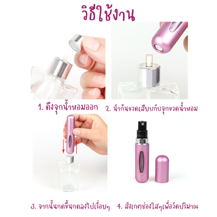 newyorkbigsale-ขวดใส่น้ำหอม-ขวดแบ่งน้ำหอม-ขวดใส่น้ำหอมขนาดพกพา-ขนาด-5-ml-no-y1237